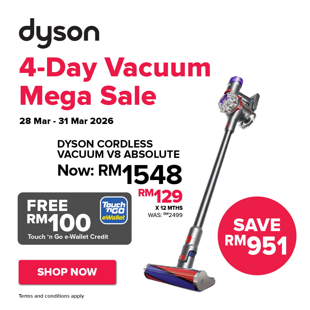 Dyson 4-Day Vacuum Mega Sale