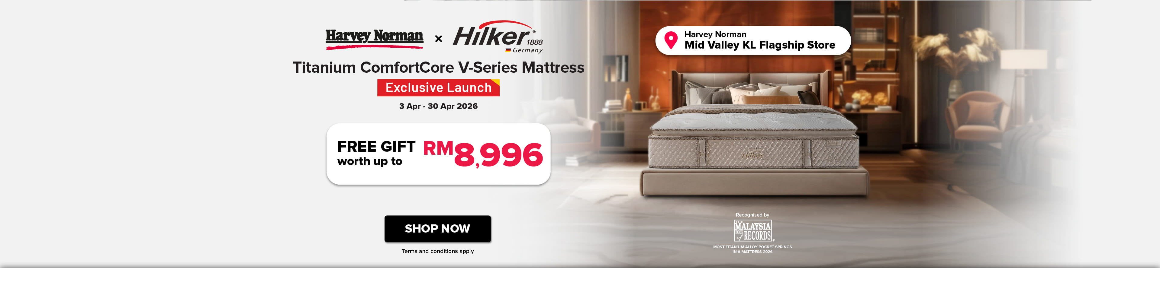 Harvey Norman x Hilker V-Series Exclusive Launch