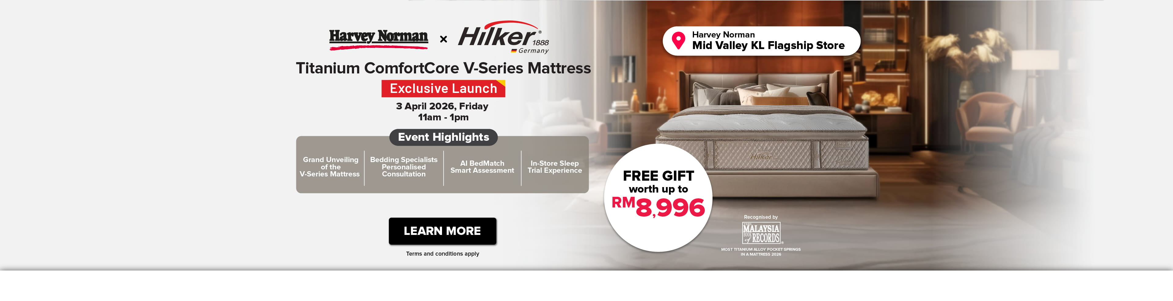 Harvey Norman x Hilker V-Series Exclusive Launch