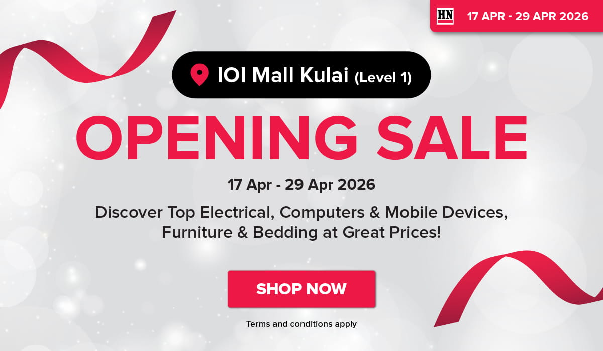 Harvey Norman IOI Mall Kulai Soft Opening