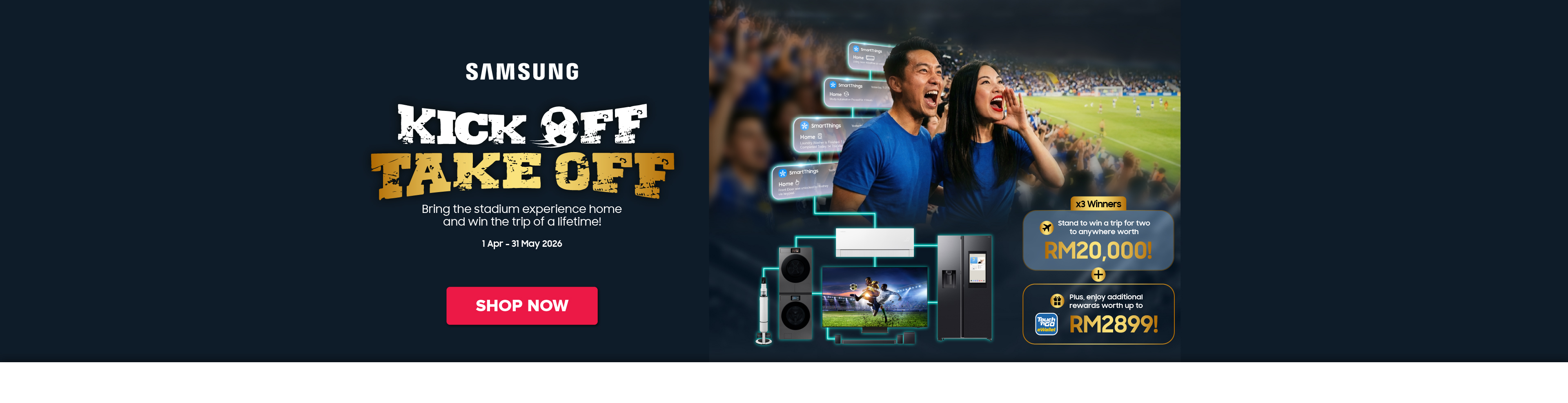 Samsung Kick Off Take Off