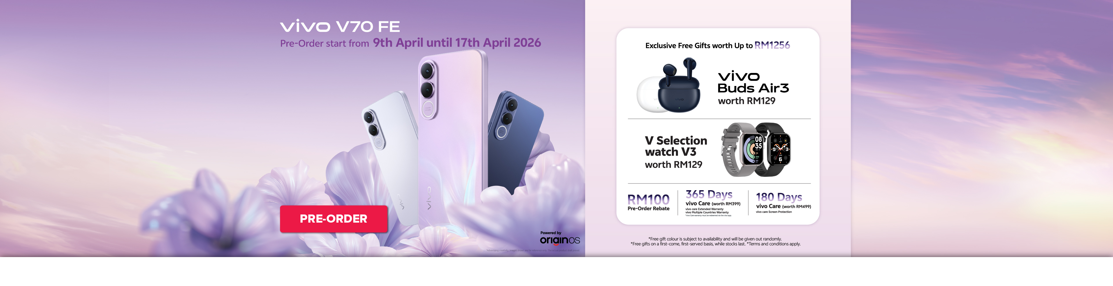 Vivo V70 FE Pre-order