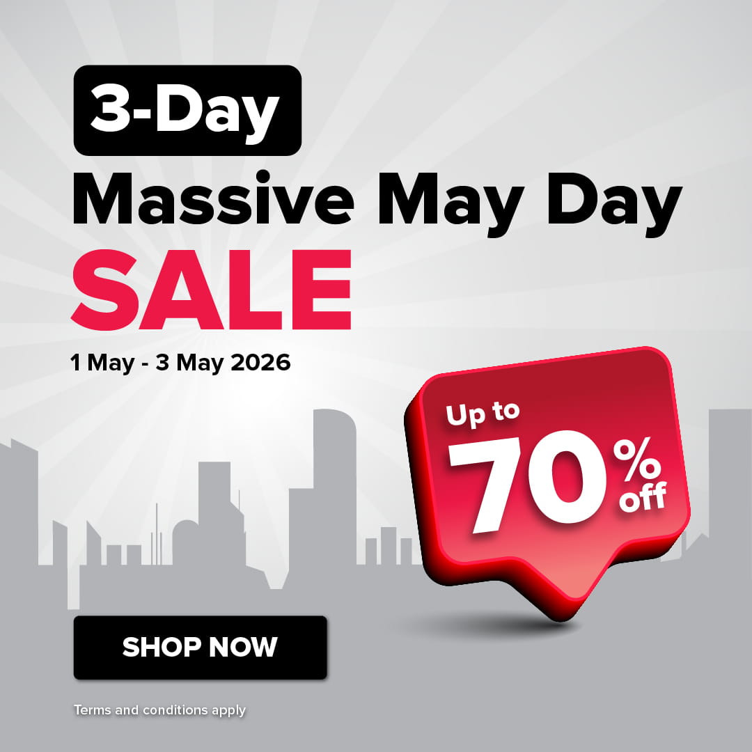 3-Day Massive May Day Sale