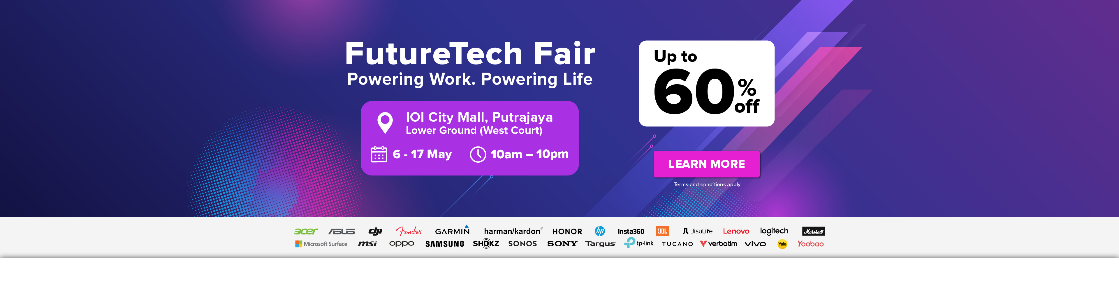 IOI City Mall Putrajaya FutureTech Fair (06 May - 17 May 2026) - Homepage Desktop