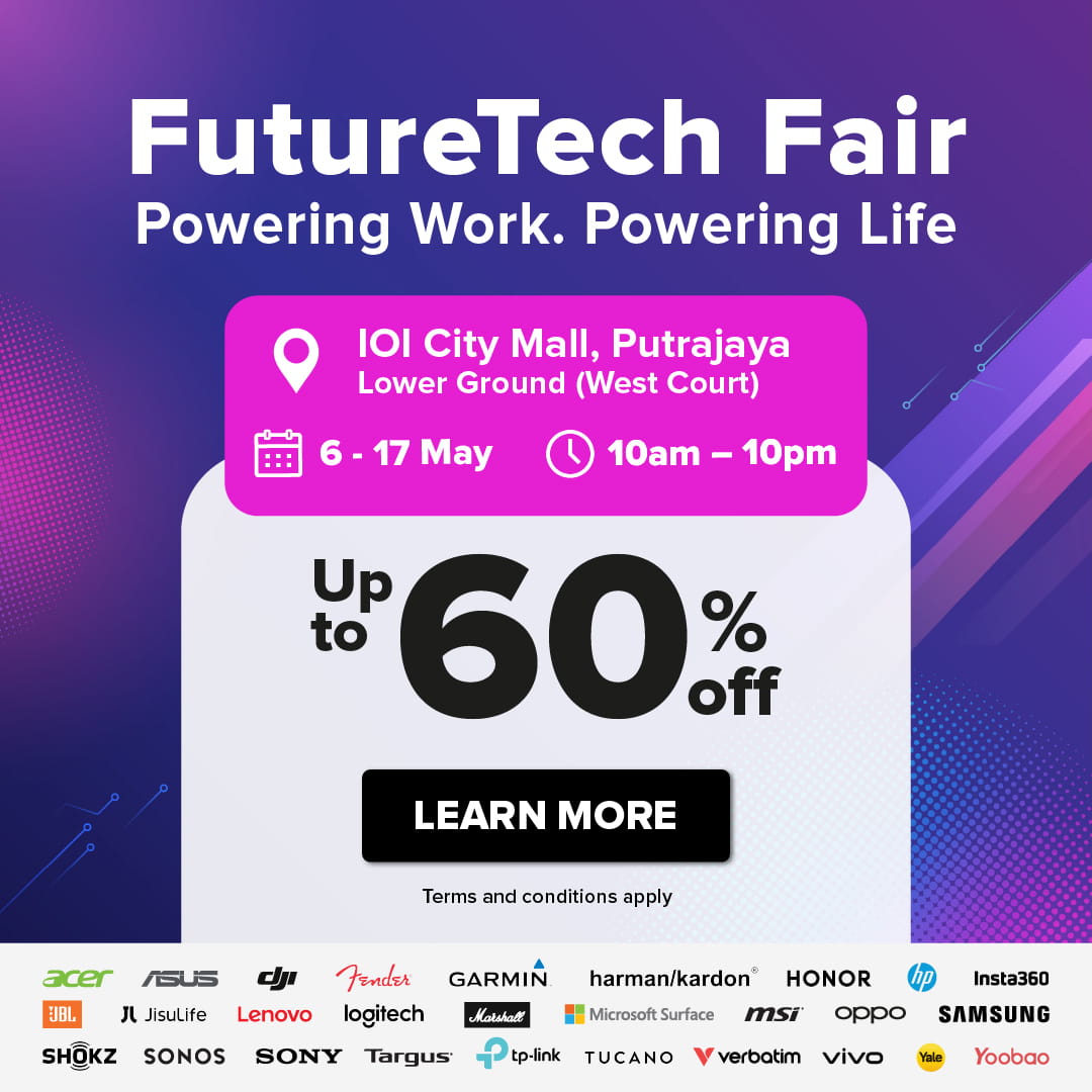 IOI City Mall Putrajaya FutureTech Fair (06 May - 17 May 2026) - Homepage Mobile