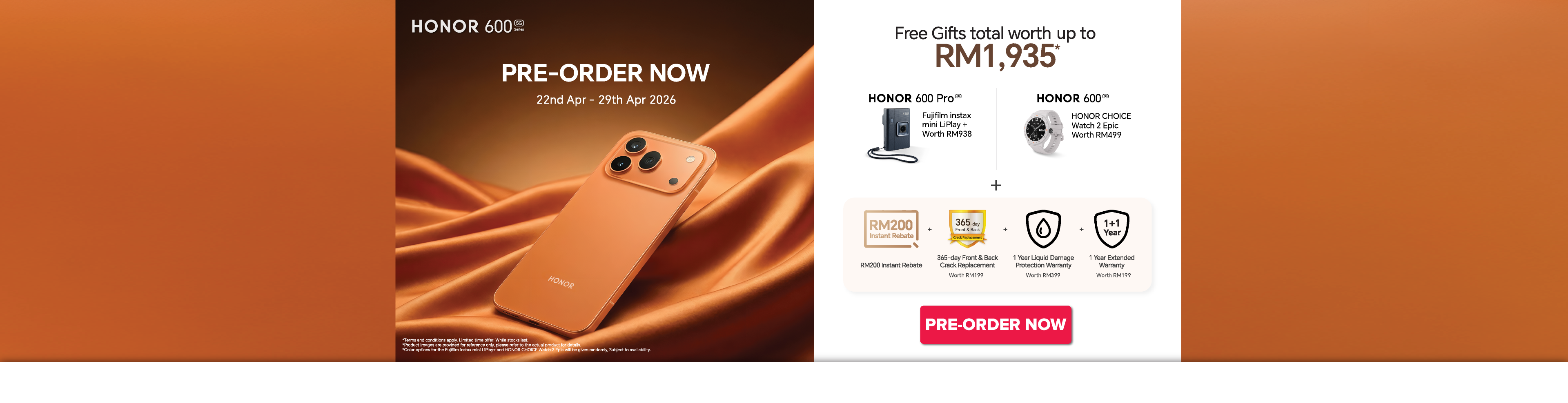 Honor 600 Series Pre-order