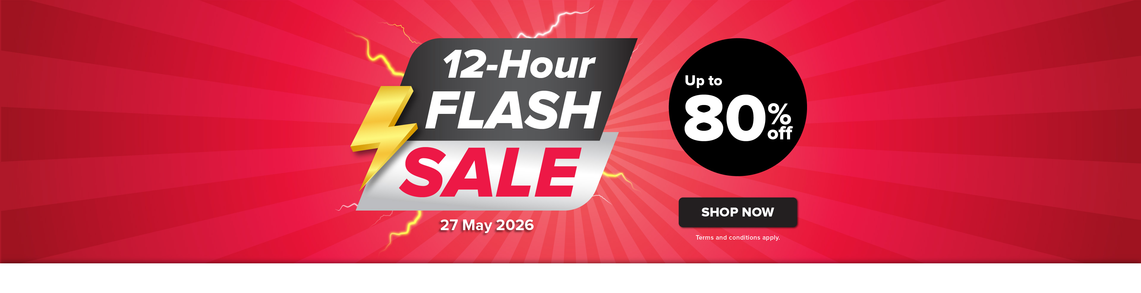 12-Hour Flash Sale
