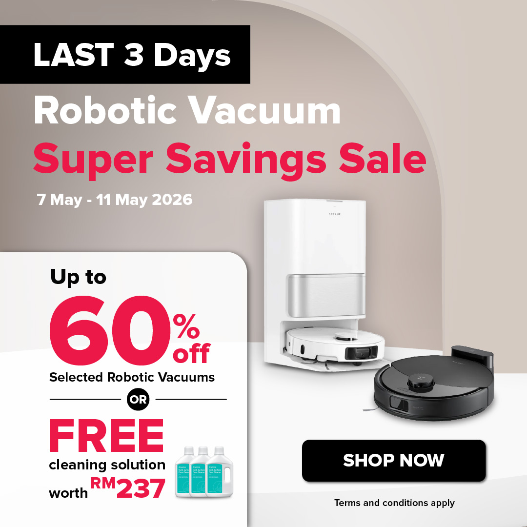 Robotic Vacuum Super Savings Sale (07 May - 11 May 2026) - Homepage Mobile