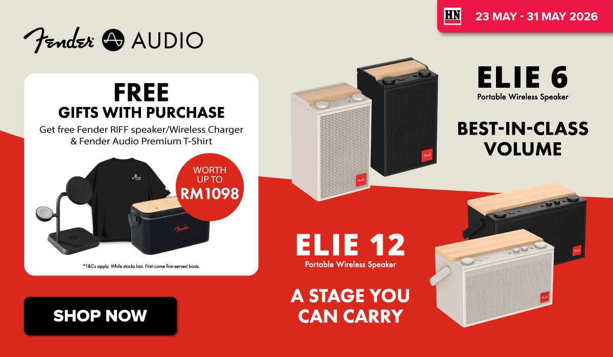 Fender Elie Speakers and Mix Headphones Launch (23 May - 31 May 2026) - Promo Banner