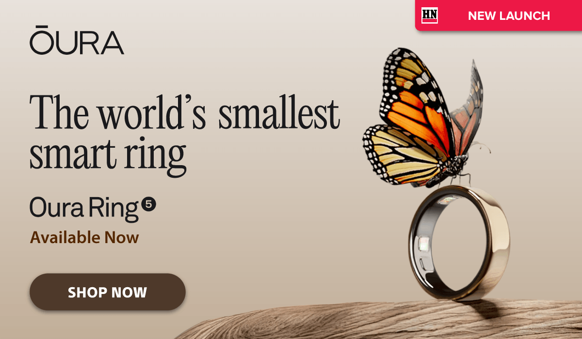 Oura Ring 5 Launch (05 Jun - 30 Jun 2026) - Promo Banner
