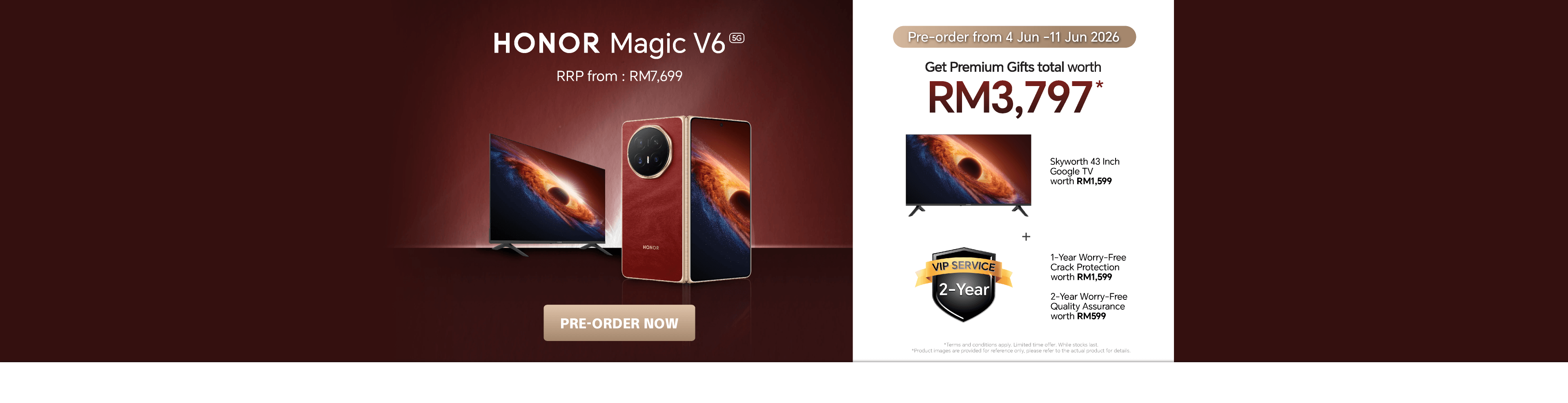 Honor Magic V6 Pre-order (04 Jun - 11 Jun 2026) - Homepage Desktop