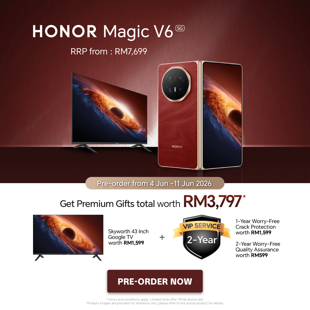 Honor Magic V6 Pre-order (04 Jun - 11 Jun 2026) - Homepage Mobile