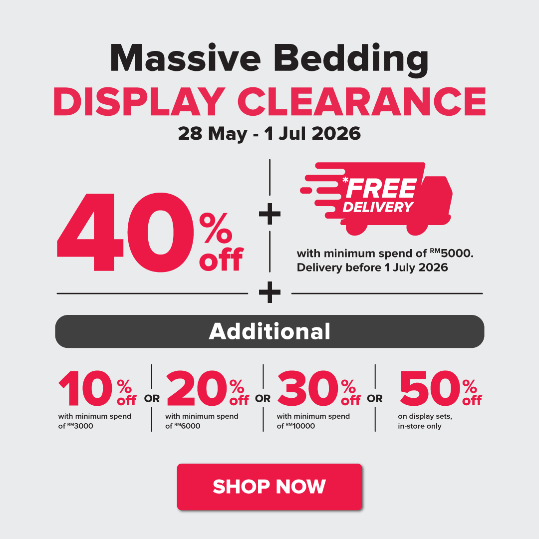 Massive Bedding Display Clearance