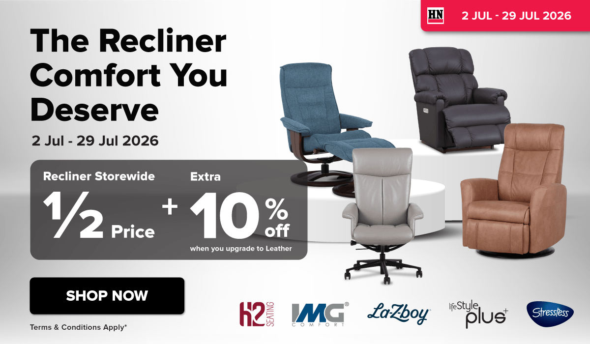 The Recliner Comfort You Deserve (02 Jul - 29 Jul 2026) - Promo Banner
