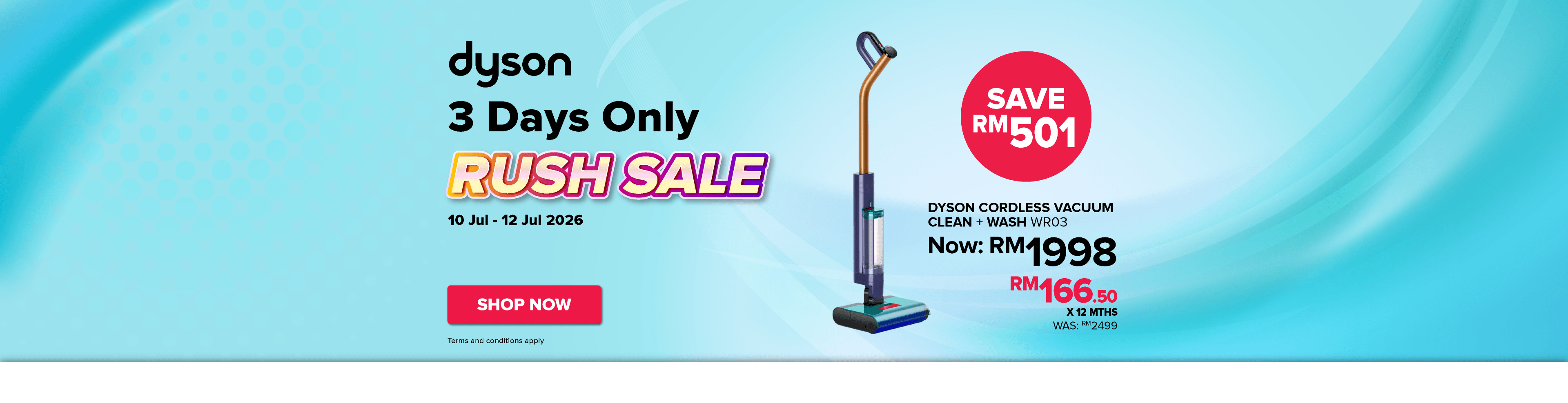 Dyson 3 Days Only Rush Sale Vacuum Cleaner