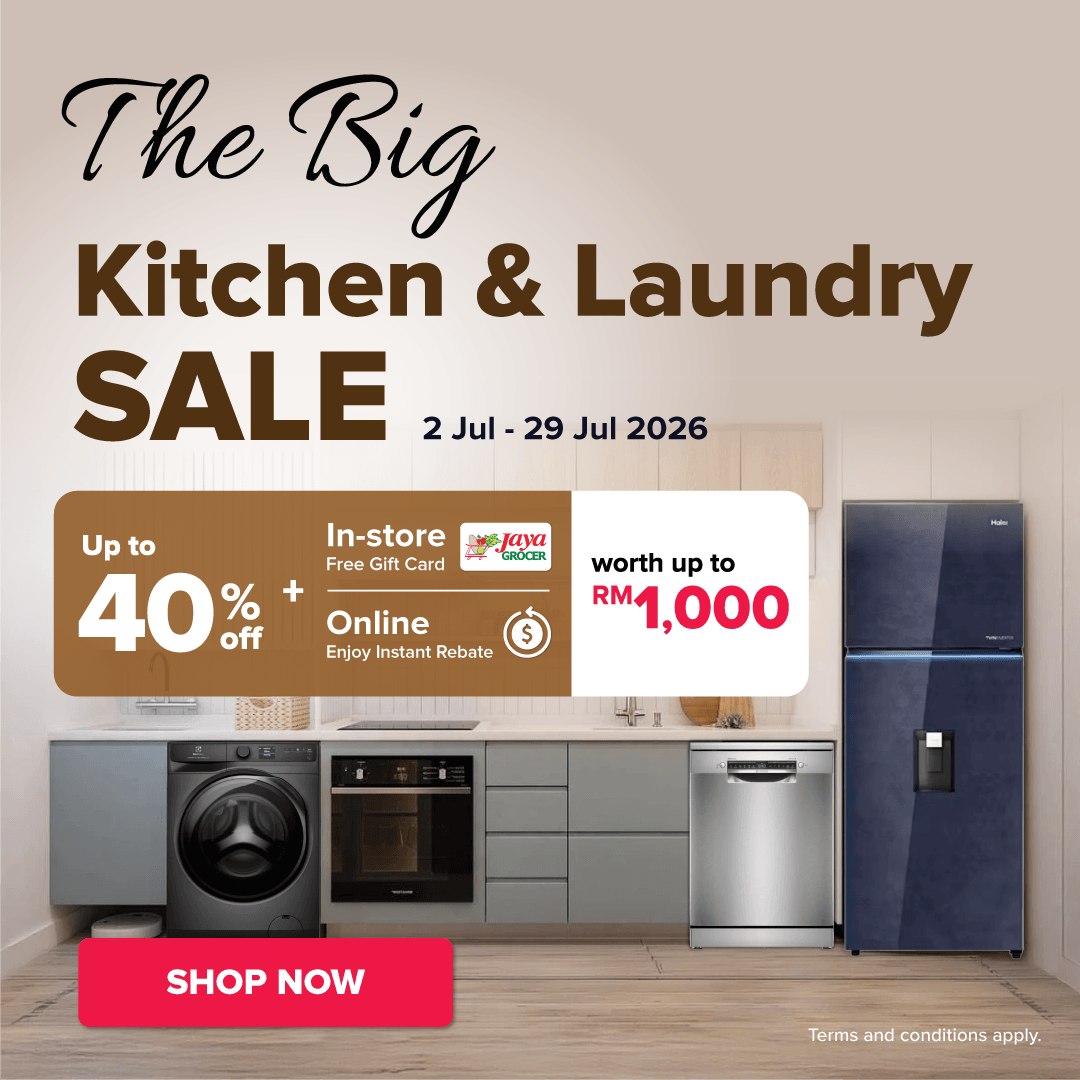 The Big Kitchen & Laundry Sale (02 Jul - 29 Jul 2026) - Homepage Mobile