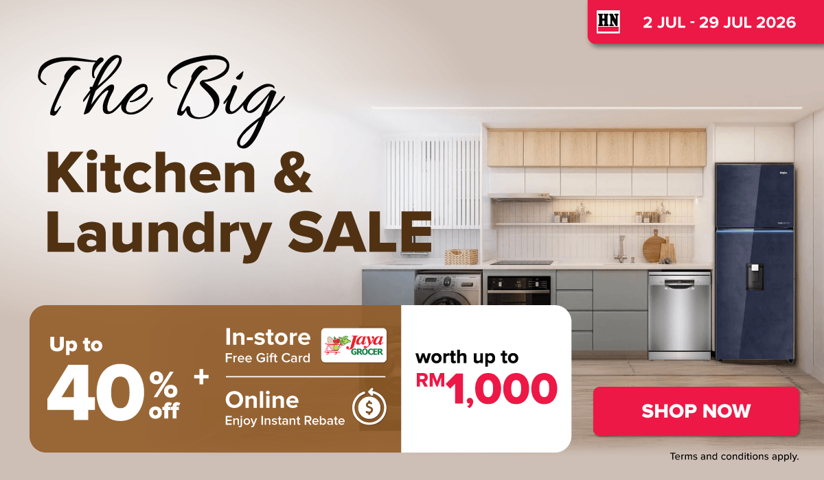The Big Kitchen & Laundry Sale (02 Jul - 29 Jul 2026) - Promo Banner
