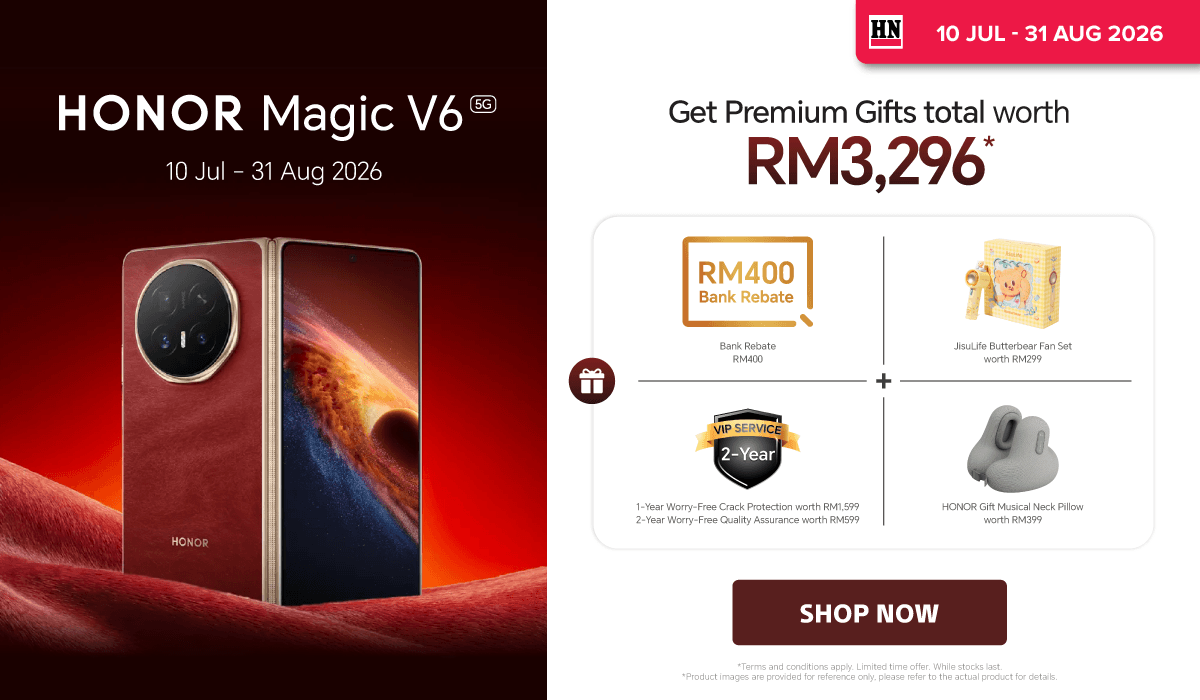 Honor Magic V6 Mega Sale (10 Jul - 31 Aug 2026) - Promo Banner