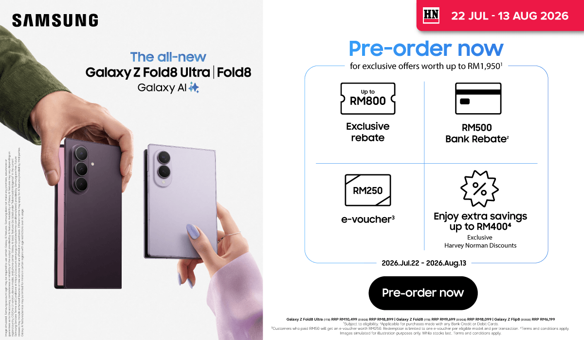 Samsung Galaxy Flip8 | Fold8 | Fold8 Ultra Pre-order 2026 (22 Jul - 13 Aug 2026) - Product Page Banner