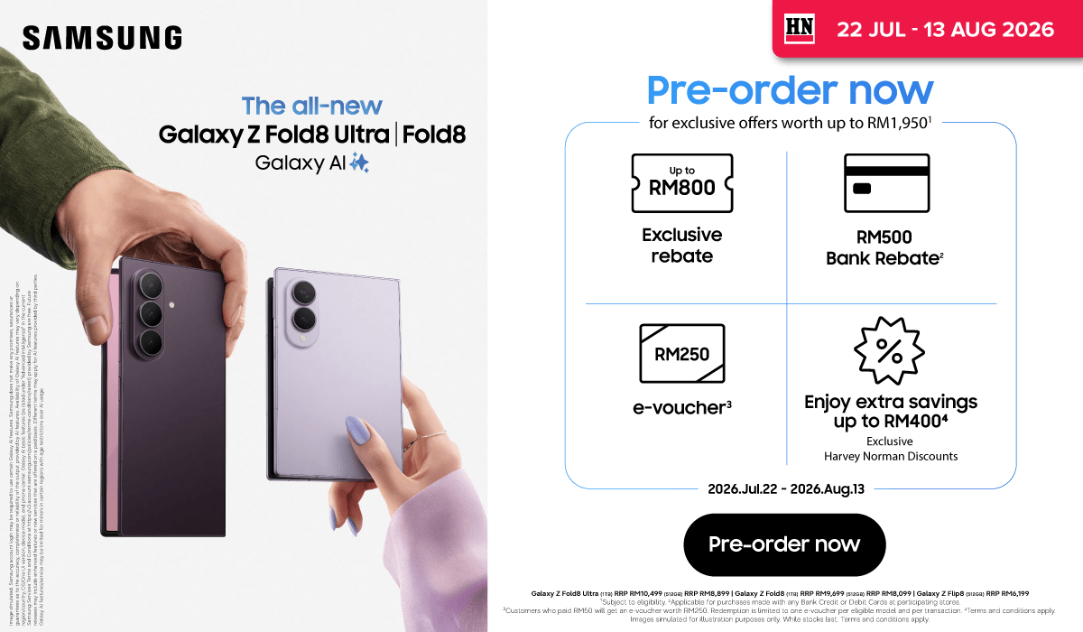 Samsung Galaxy Flip8 | Fold8 | Fold8 Ultra Pre-order 2026 (22 Jul - 13 Aug 2026) - Product Page Banner
