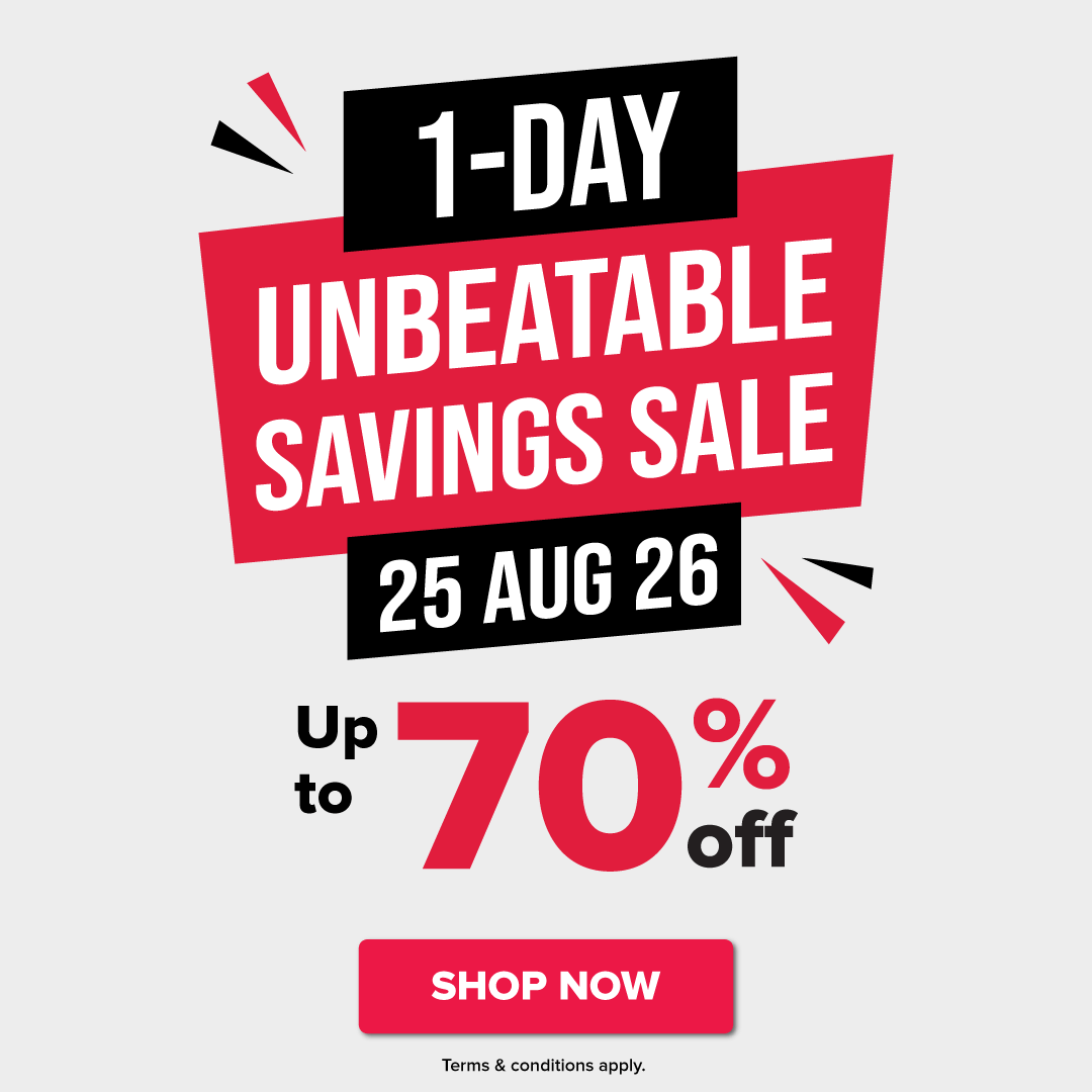 1-Day Unbeatable Savings Sale