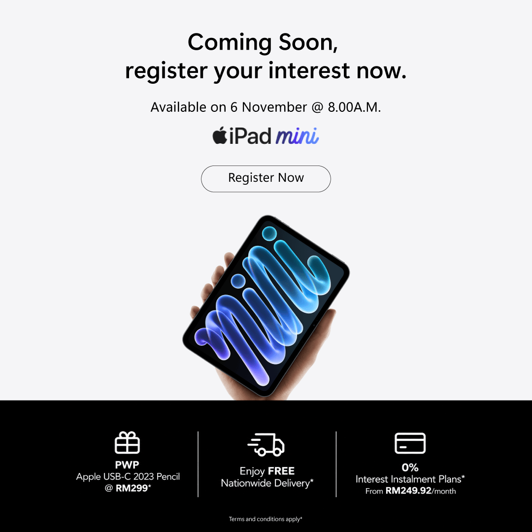 Apple iPad Mini - Register Your Interest