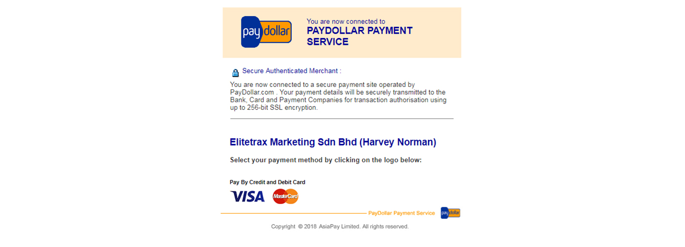 Modes of Payment Harvey Norman Malaysia